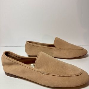 A New Day Tan/Pinkish Mila Microsuede Women's Loafers, Sz 12W